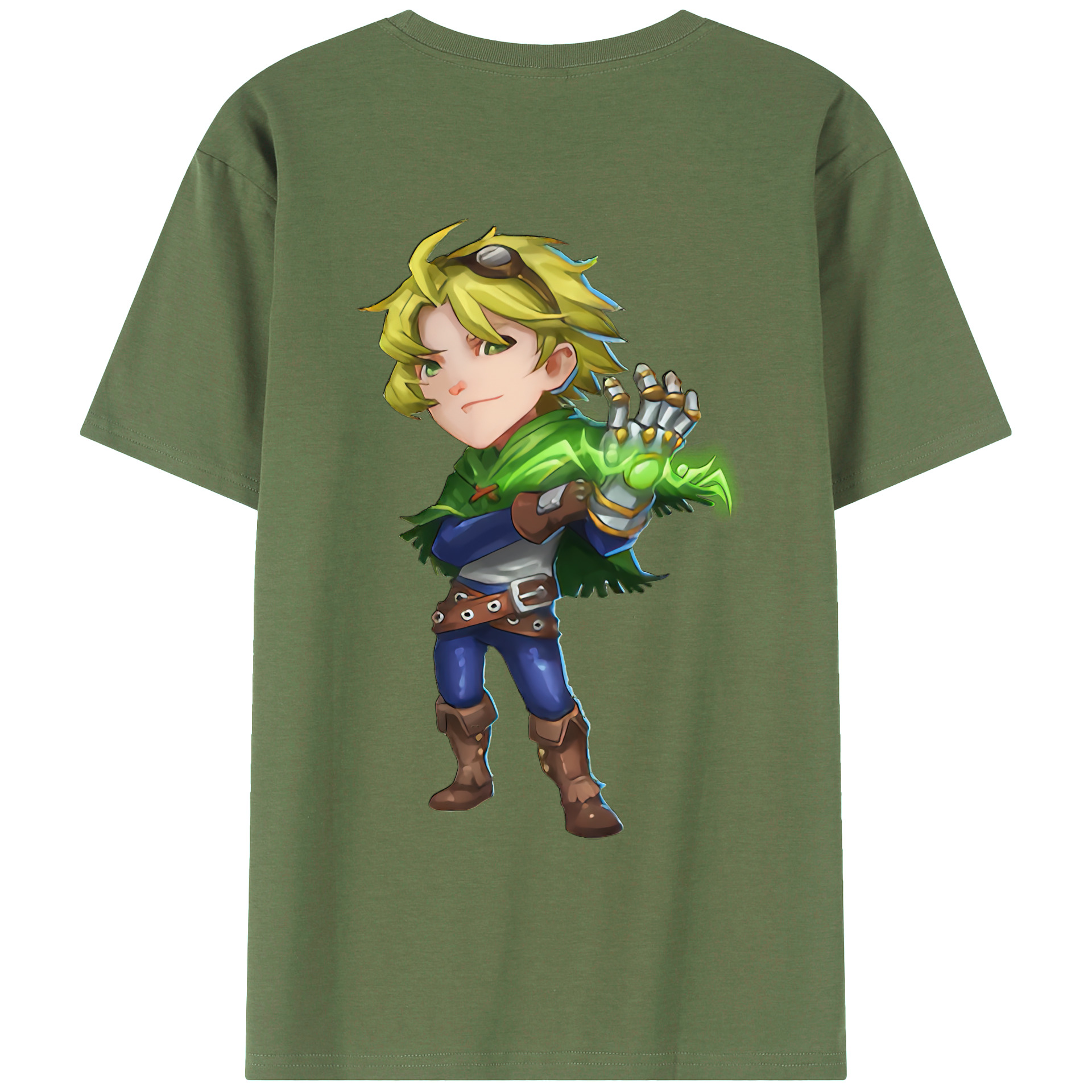 （画像用） リーグ・オブ・レジェンド League of Legends LOL 綿100％ メンズ半袖Tシャツ（バックプリント） 通気性